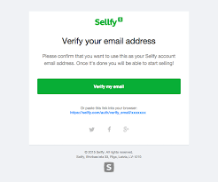 Sellfymarket Sent This Email With The Subject Line Verify Your Email Address Read About This Email Template Design Email Design Inspiration Mail Template
