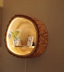 Holzlampe Baumstamm Lampe Etsy Decor Diy Wall Crafts