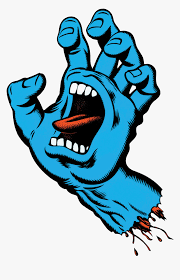 The total size of the downloadable vector file is 0.16 mb and it contains the santa cruz. Santa Cruz Screaming Hand Logo Clipart Png Download Screaming Hand Santa Cruz Logo Transparent Png Transparent Png Image Pngitem