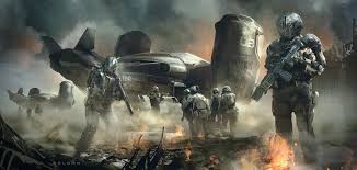 The Great Defensive War Otherwise Known As The Tyrum Invasion Or Simply As The Invasion Was The In Futuristic Art Sci Fi Concept Art Environment Concept Art