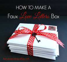 Follow along to learn how to draw a love letter inside a cute envelope, easy, step by step. How To Make A Faux Love Letters Box An Extraordinary Day