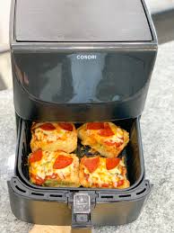 Place half of the bread slices in the air fryer basket, cut side up, and bake for 3 minutes. Air Fryer French Bread Pizza Da Stylish Foodie