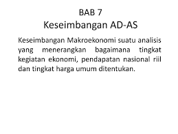 Check spelling or type a new query. Bab 7 Keseimbangan Ad As Ppt Download
