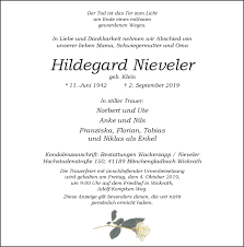 Sieh dir an, was melanie nieveler (melanienieveler) auf pinterest, der weltweit größten sammlung von ideen, entdeckt hat. Alle Traueranzeigen Fur Hildegard Nieveler Trauer Rp Online De