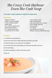 The Crazy Crab Harbour Town She Crab Soup She Crab Soup Crab Soup Crab Soup Recipes
