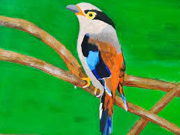 Be my patreon to join my detailed online art classes with other exclusive content like traceables for my paintings ,free roya. Bird Acrylic Painting Painting By Sindhu Kumar