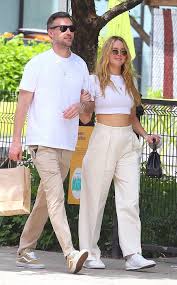 Jennifer lawrence and cooke maroney said i do at the belcourt of newport mansion in rhode island. Jennifer Lawrence Matches Style With Husband Cooke Maroney In New York Outing