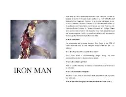 Alexander the great, isn't called great for no reason, as many know, he accomplished a lot in his short lifetime. Answering Wh Questions Iron Man