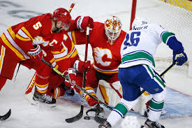 Pam george june 15, 2021. Markstrom S 32 Save Shutout Lifts Flames To 3 0 Win Over Vancouver Canucks Terrace Standard