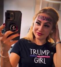 Rain Monroe captures the public's attention by getting a "Trump" tattoo