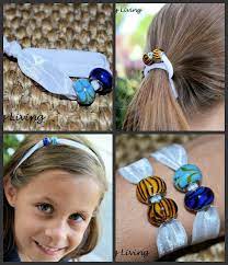 Love Bug Living Elastic Hair Ties Headbands With Bling Hair Ties Diy Elastic Hair Ties Hair Ties