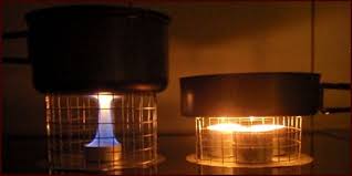 A low stool to rest the feet of a seated person. Backpacking Stoves