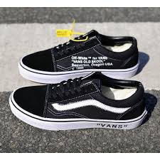 Buy genuine footwear from vans. Vans Old Skool X Off White Trend Vans Sneakers Shopee Malaysia