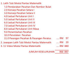 This offer may not be forever. Modul Latih Tubi Matematik Pantas Khas Buat Pelajar Upsr Edu Bestari