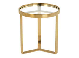 Aula Side Table Brushed Brass And Glass Bedside Table Design Living Room Side Table Side Table