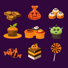 Halloween Sweets And Candies Halloween Sweets Halloween Templates Candy Icon