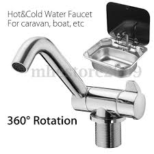 An rv kitchen sink plays a central role in keeping your trailer clean. 360 Rotation Hot Amp Cold Water Kitchen Faucet Tap Foldable For Caravan Boat Rv Ebay Motors Parts Accessories Rv Tra Kitchen Faucet Faucet Cold Water