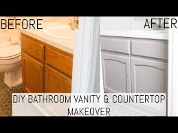 One of the biggest transformations and most cost effective projects was the countertop and sink. 16 Diy Bathroom Countertop Ideas