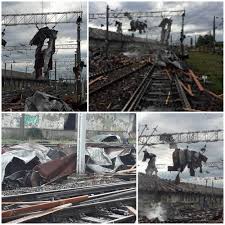 Cea mai afectată este zona de nord a capitalei. Gara De Nord Din Timisoara In Pana De Curent Din Cauza Furtunii