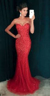 Mermaid Red Prom Dresses 2019 Birthday Party Gown Homecoming Dress Long Back To Schoold Party Gown Yp0187 From Yourpromtailor Sparkly Prom Dresses Prom Dresses Ball Gown Prom Dresses For Teens