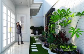 Simak sederetan desain taman cantik yang bisa dihadirkan di rumah. Model Taman Dalam Rumah Desain Rumah Minimalis 2019