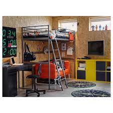 Maybe you would like to learn more about one of these? Svarta Silver Colour Loft Bed Frame 90x200 Cm Ikea