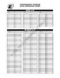 Abundant Cross Reference Spark Plugs Chart Spark Plug Cross