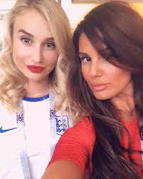 Rebekah Vardy bemoans wet and drizzly early start as the WAGs pile