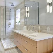 Blonde Cabinets Design Ideas Pictures Remodel And Decor Bathroom Design Contemporary Bathroom Vanity Modern Bathroom Vanity