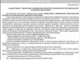 2600 de locuri de cazare in hoteluri de 2, 3 şi 4. Local Lansare Proiect Reabilitare Si Modernizare Infrastructura Rutiera In Statiunea Balneo Climaterica Vatra Dornei Monitorul De Suceava Joi 18 Ianuarie 2018