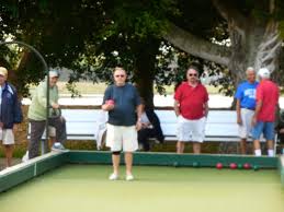 Use artificial turf to create an boccie ball area, lawn. Boccie Ball