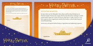 Potions need to be crafted or brewed in order to help you in the various activities of the game, including battle. Free Harry Potter Make A Potion Magical Worksheet 7 11