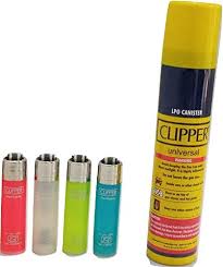 Hold both upside down for a few seconds to. Kofy Clipper Bundle Pack 4 Rugged Transparent Lighters With 1 No Clipper Gas Refill Can 100ml Amazon In Health Personal Care