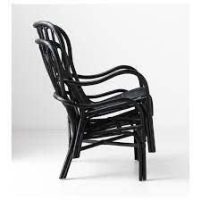 Black rattan garden chairs ukzn library. Storsele High Back Armchair Black Rattan Ikea