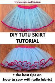 How To Sew A Tutu Skirt Step By Step Tutorial I Can Sew This In 2021 Diy Tutu Skirt Diy Tulle Skirt Diy Tutu Dress