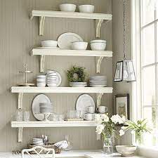 Cafe Basic Shelving Ballard Designs Kitchen Wall Shelves Kitchen Shelf Design Wall Mounted Kitchen Shelves