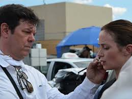 Blunt shot sicario shortly after giving birth to her and john krasinski 's first child, hazel , which she said felt challenging at the time. Donald Mowat With Emily Blunt And John Bernthal In Albuquerque On The Set Of Denis Villeneuve S New Film Sicario Donald Mowat