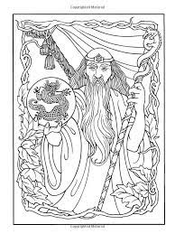 Adult coloring pages are a fun way for kids of all ages to develop creativity, focus, motor skills and color recognition. Wizard Coloring Pages For Adults Wondrous Wizards Dover Coloring Books Marty Noble 97804864566 Detailed Coloring Pages Coloring Book Pages Coloring Books