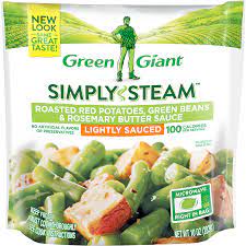 Your family enjoy the vegetables you need to live a balanced lifestyle. Green Giant Simply Steam Roasted Potatoes Green Beans