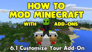 Browse and download minecraft addon mods by the planet minecraft community. 6 1 How To Mod Minecraft With Add Ons Customize Your Add On Youtube