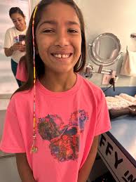 We've had an amazing experience this morning with JT Bruno Hairwraps  Tiffany Cone Ashbaugh She's done an absolutely epic wrap for my daughter  Daisy. She was so kind and patient with my