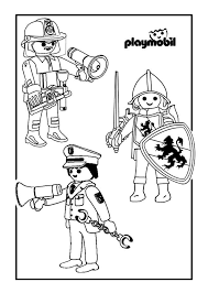 playmobil chevalier coloriage grand lapin