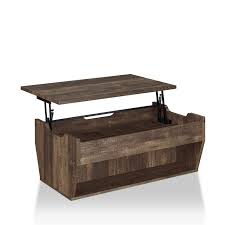 Coffee 22 astonishing coffee table sets with storage coffee and, source: Furniture Of America Edwards Rustic Wood Storage Coffee Table In Reclaimed Oak Ynj 1891c25