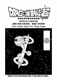 Leer Dragon Ball Super Manga Capitulo 50 en Español Gratis Online
