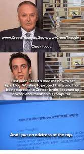 Wwwcreedthoughtsgovwwwcreed Thoughts Check It Out Last Year Creed Asked Me How To Set Up A Blog Wanting To Protect The World From Being Exposed To Creeds Brain I Opened Up A Word Last time i checked, the parking lot is a bit bigger than that. year creed asked