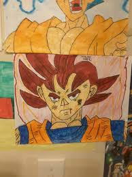 The universe is thrown into dimensional chaos as the dead come back to life. Super Saiyan God Goku Drawing Done No Reference Dragonballz Amino