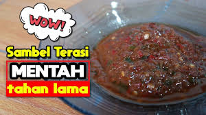 3 bawang merah 1 bawang putih 4 lombok kecil 1 lombok besar sedikit trasi sedikit garam. Resep Sambal Terasi Mantap By Monggo Diorder