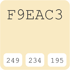 Untuk memberikan kemudahan bagi masyarakat dalam memilih dan memadukan warna. Ford Pastel Adobe F9eac3 Hex Color Code Rgb And Paints