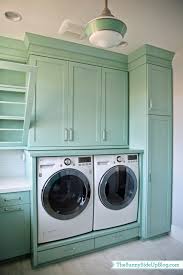 The biggest pro of stacked units is their compact size. Upstairs Laundry Room The Sunny Side Up Blog