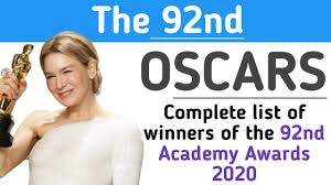 Sunday night belonged to bong joon ho and parasite, which was named best picture. 92nd Oscars Academy Awards Oscar 2020 Winners Complete List Download In Pdf Here